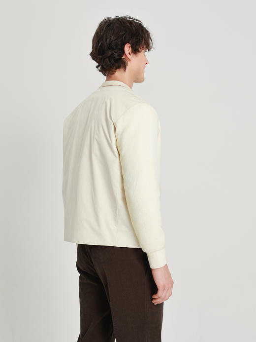 callisto糯米白撞色乾县鹅绒羽绒服 商品图4