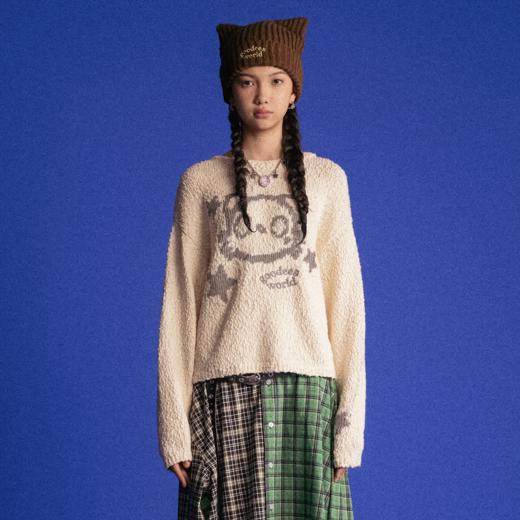 GOODBAI GOODEES 机器小猫五角星毛衣 商品图0