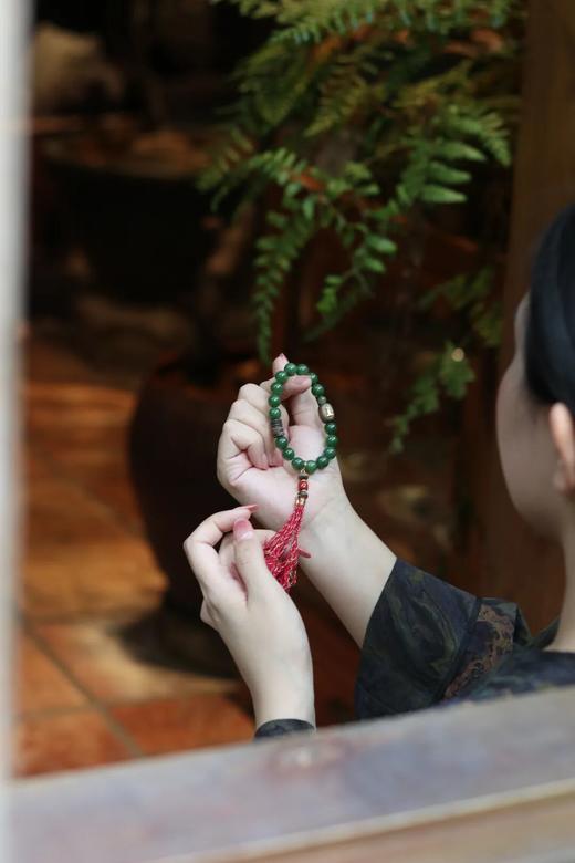 寻山隐·碧玉新中式首饰 |碧玉、沉香、南红，佩戴腕间仿佛置身江南园林 商品图8