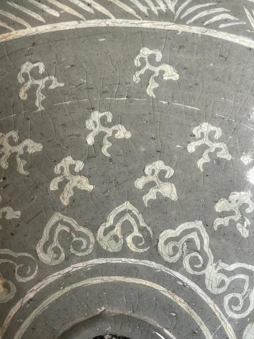 象嵌青瓷云鹤纹记年款碗，顺丰包邮 商品图8