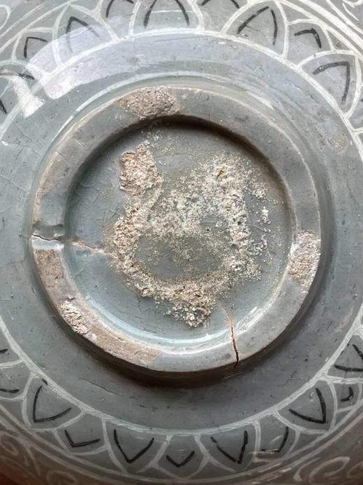 象嵌青瓷云鹤纹记年款碗，顺丰包邮 商品图11