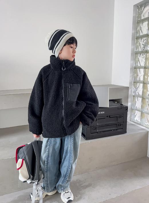 一件过冬的保暖科技🤩牢牢抓住“暖气”💭真正有效的保暖御寒❗️【出外贸高端高品亲子款冬季羊羔绒双面穿外套】男宝&女宝都能穿 双面可穿🙌买一件=两件 商品图5