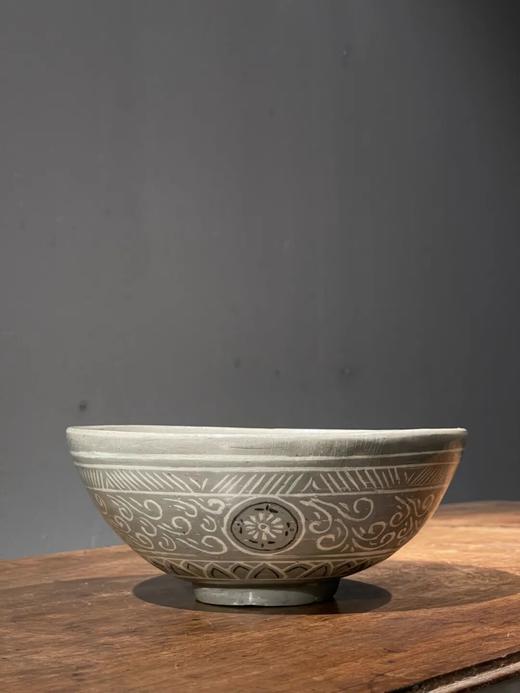 象嵌青瓷云鹤纹记年款碗，顺丰包邮 商品图9