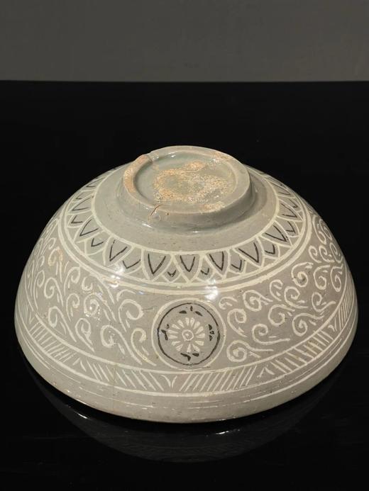 象嵌青瓷云鹤纹记年款碗，顺丰包邮 商品图10