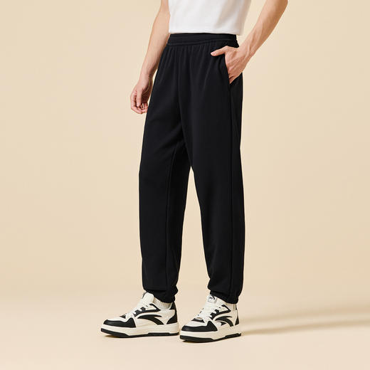 超级安踏长裤男秋新款针织休闲裤棉感运动裤舒宽松脚裤152538304U 商品图1