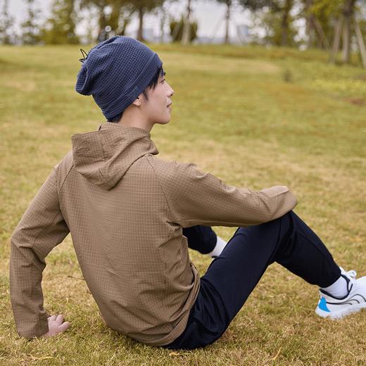 多威秋冬保暖摇粒绒男女弹性抽绳运动跑步围脖两用帽子6152124 商品图1