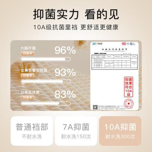 花漾谧语 4条装(VIP)【10A抑菌纯棉裆】4条高腰收腹高弹无痕包臀女士内裤 商品图6