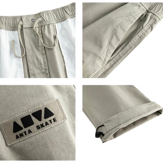 【L/XL/2XL】安踏潮流百搭休闲运动长裤男女同款美式复古宽松直筒裤172518502 商品图4