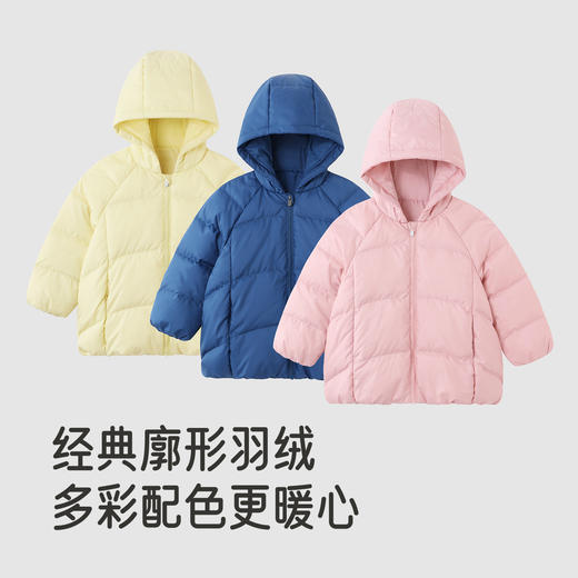 英氏【三防科技】儿童羽绒服外套男童女童连帽冬季保暖防风防寒外穿户外新款 商品图3