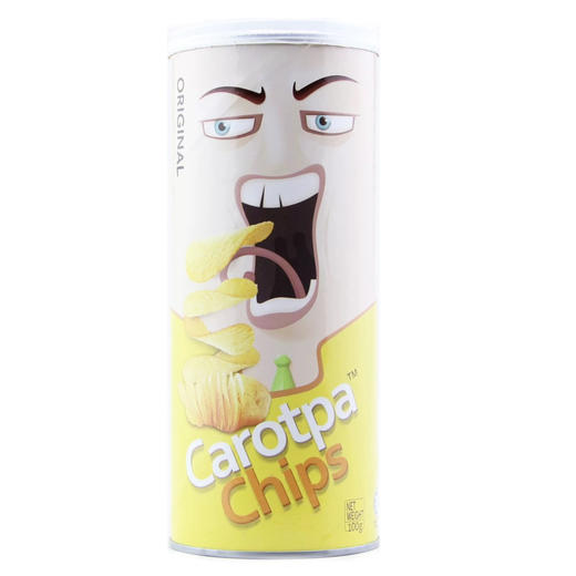 马来西亚carotpa扑克牌原味薯片100g 商品图1
