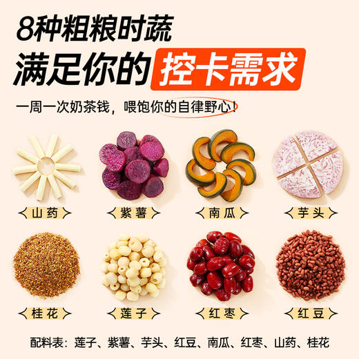 早餐速食每日粗粮轻食餐山药早餐南瓜0脂卡肥期代餐饱腹解零食品 商品图4