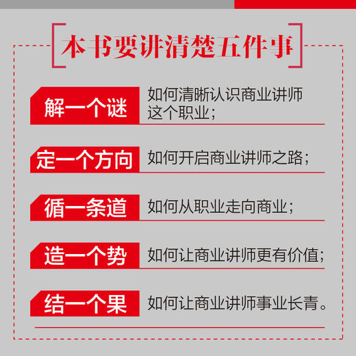 商业讲师修炼手册 培养授课技巧商业经营思维实操案例讲解知识 企业培训师成长进阶企业管理营销书籍 商品图1