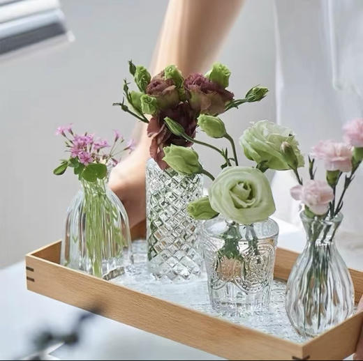 娜家轻奢复古玻璃花瓶 商品图0