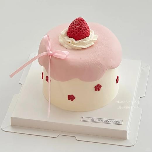 多款式~粉蓝ins风红樱桃/番茄蛋糕-低糖处理无添加 商品图2