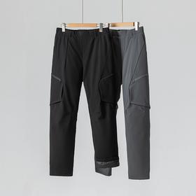 D111333冬季户外B备！90鸭绒防风防水防钻绒松紧腰羽绒裤男