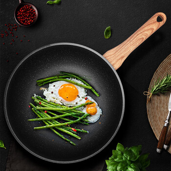 炊大皇炒锅聚油不粘锅耐磨轻烟少油多用平底煎炒锅30cm磁炉通用B50168 /厨具 /烹饪锅具 /炒锅