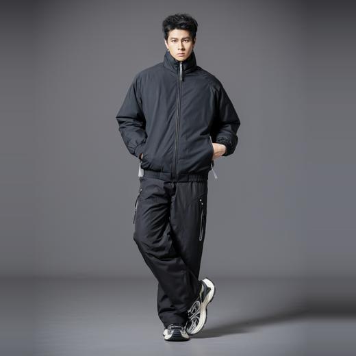 PINLI品立2025冬季新款男士立领短款保暖棉服棉衣外套纯色百搭潮GD253105187 商品图4