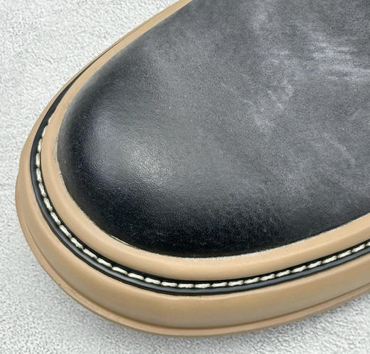 添柏岚真皮固特异大底马丁靴大黄靴 商品图4