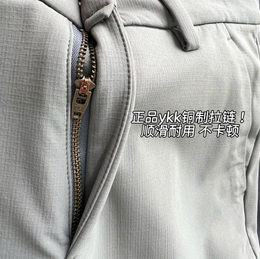 lu高尔夫系列一条过冬男士休闲裤防风加绒保暖软壳裤子111303 商品图10