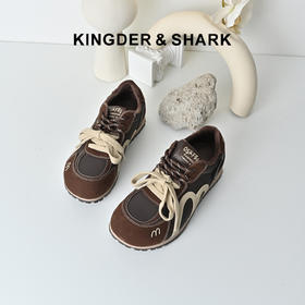 经典鲨2025冬季专柜新品潮流拼色加绒舒适跑步休闲鞋棉鞋女KW336-558011