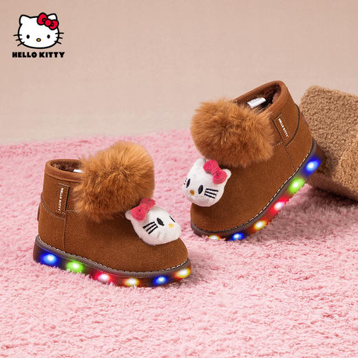 hellokitty童鞋冬季凯蒂猫儿童雪地靴23-30码 K5546843 商品图0