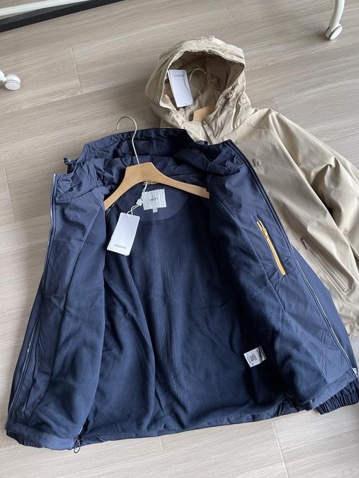 D111371秋季男士连帽加绒加厚夹克休闲棉服时尚拉链外套 商品图4