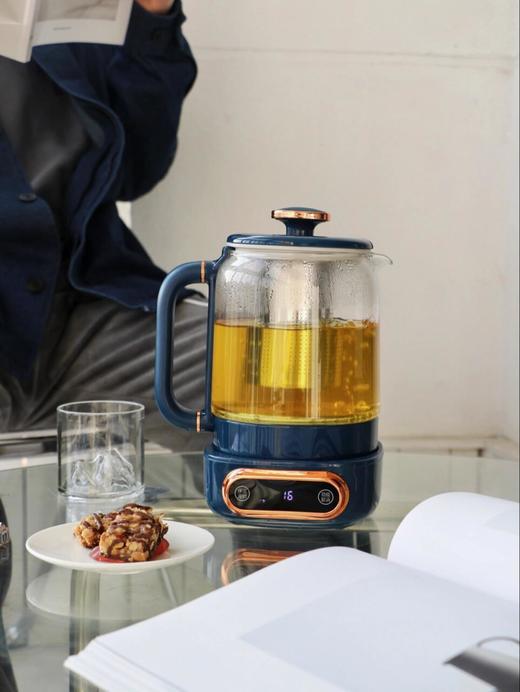 品牌直发！送茶漏【邻鹿养生壶煮茶器】 智能防干烧 + 记忆功能，54 分贝静音，清洁方便，烧水、保温、煮花茶、炖甜品全能，办公室 / 宿舍 / 家用都合适 商品图2