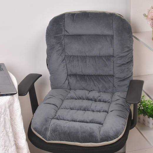 冬季嘉彩加热坐垫办公室久坐护腰靠背靠垫一体电热椅子垫座椅加厚屁垫 商品图9