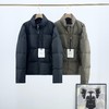D111368冬季25FW BESBRE 皮拉链短款羽绒服男女同款 商品缩略图1