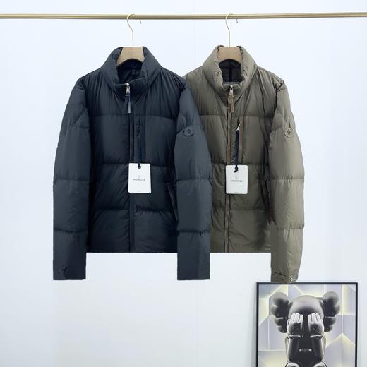 D111368冬季25FW BESBRE 皮拉链短款羽绒服男女同款 商品图1