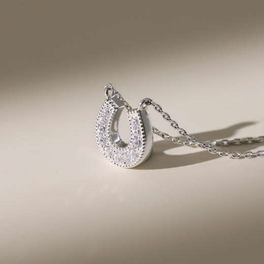 ARSIS｜流光系列 珠光马蹄项链 白色 商品图6