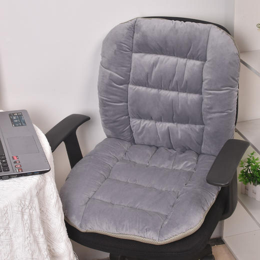 冬季嘉彩加热坐垫办公室久坐护腰靠背靠垫一体电热椅子垫座椅加厚屁垫 商品图8