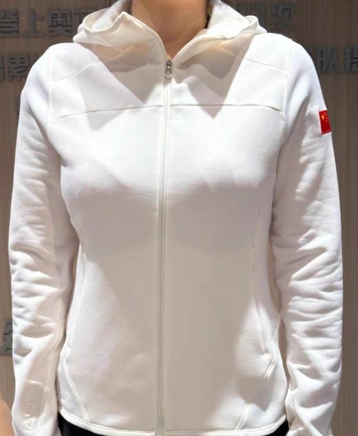 【L断码】安踏冠军女子针织运动上衣P绒科技面料连帽通勤运动外套162410702【库存有限，如无货将做退款，介意慎拍!】 商品图2