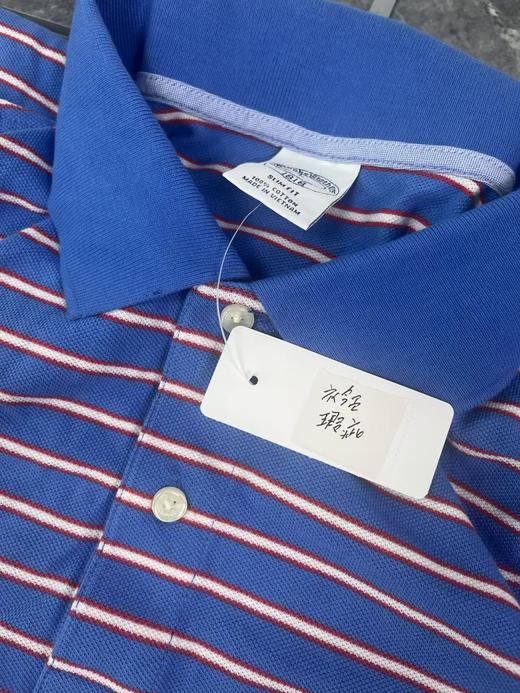 瑕疵Brooks Brothers/布克兄弟 男士夏季纯棉撞色LOGO刺绣短袖POLO衫 商品图2
