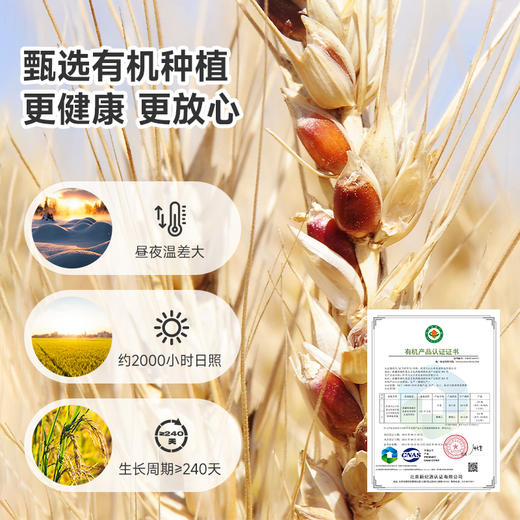 【甄选】有机多功能面粉  低速石磨碾 好天山面粉 包子饺子面条 雪域有机全麦面粉  膳食纤维高 升糖指数低 粉质细腻 筋道爽滑 商品图8