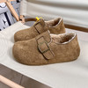 D111305冬季女士加绒加厚懒人一脚蹬休闲勃肯鞋棉鞋 商品缩略图5