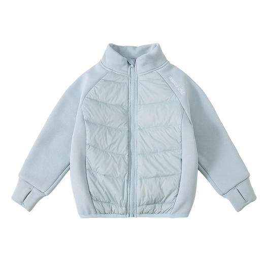 新款男女童装小孩立领加厚保暖羽绒服外套卫衣中大童上衣外套长袖 商品图4