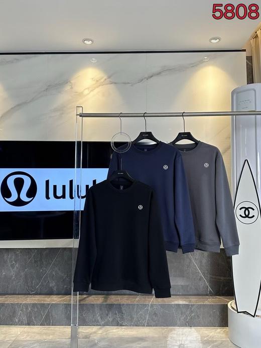 D111327加绒加厚冬季情侣款双面加绒圆领卫衣 商品图1