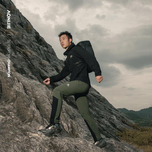 奥尼捷 户外运动长裤耐磨防泼水透气「男款」 商品图3