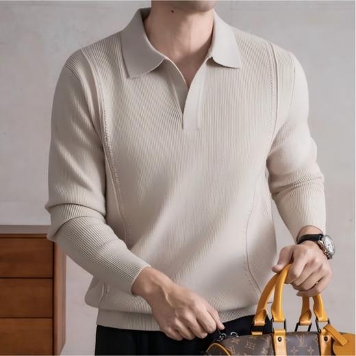 杰*亚同款 SUSX意式老钱剪刀领羊毛针织衫S0246206（下单3-7天发货） 商品图7