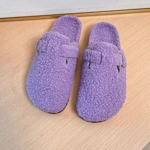 D111339女士冬季包头拖鞋冬季加绒加厚休闲鞋 商品图3