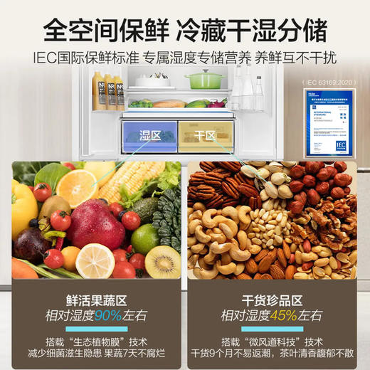 海尔（Haier）冰箱 BCD-506WGHTD14GYU1(白) 商品图2