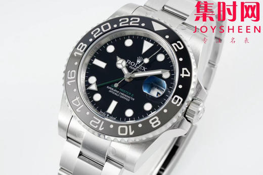 劳力士EWE格林尼治型系列“黑灰圈”格林尼治GMT 3285机 三珠带 板带 男士腕表 商品图2