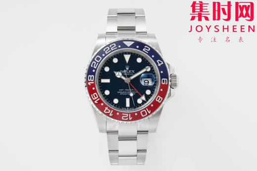 劳力士EWE格林尼治型系列“可乐圈蓝盘”格林尼治GMT 3285机 三珠带 板带 男士腕表 商品图0