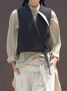 CHAMBARET GILET MATELASSE 双面穿马甲