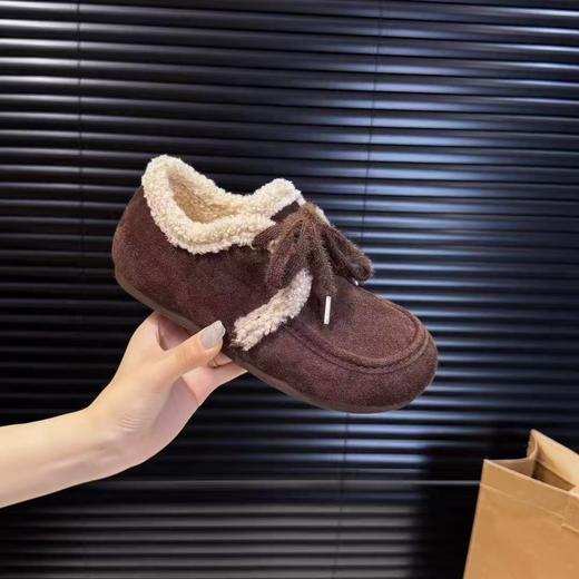 D111307女士轻便百搭舒适秋冬吉荣保暖勃肯鞋豆豆鞋 商品图11