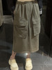 M&M6 Maison Margiela FW24 极简风高腰中长款工装口袋休闲长裙 商品缩略图7