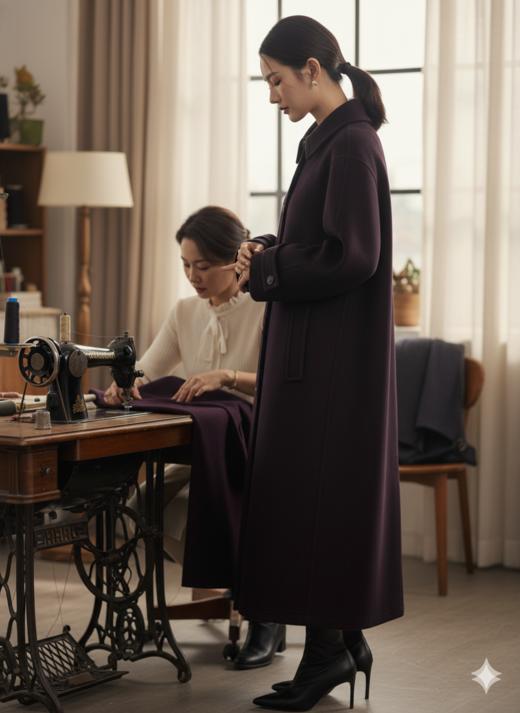 精致工艺长款大衣 商品图5