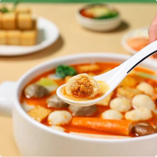 400g 安井 全家福混合丸子 仿蟹柳鱼豆腐撒尿肉丸爆汁小鱼丸火锅麻辣烫丸子 商品图2
