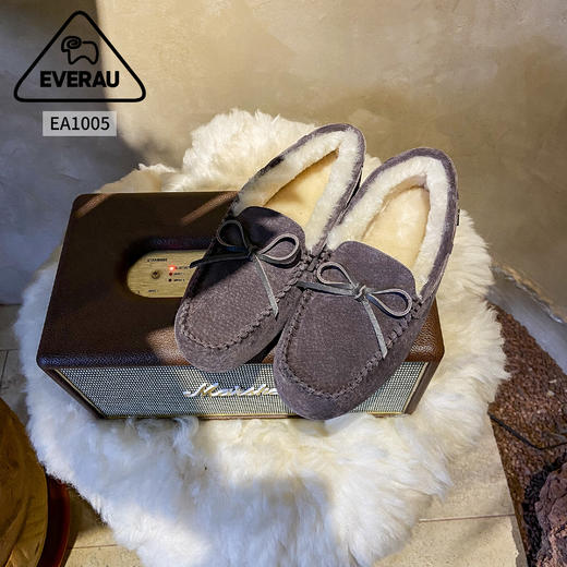 100%羊毛【澳洲品牌】EVERAU羊毛豆豆鞋  A-5558 商品图9